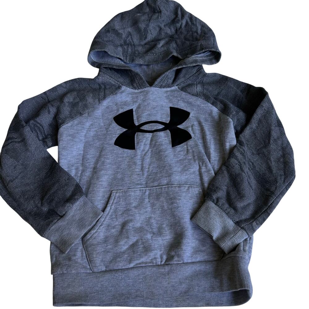 Under Armour Color Block Camo Hoodie Boys Size 6